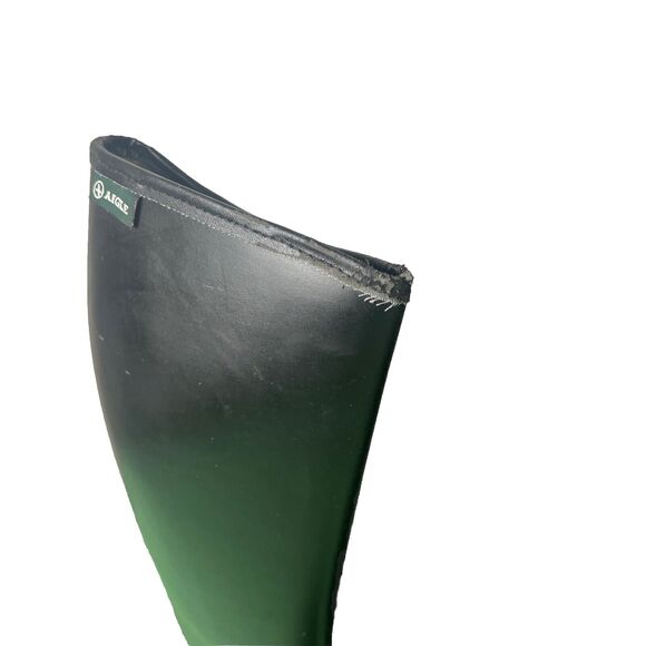 Boot Horse Riding AIGLE Start XL, With Some Damage. Size 7.5 New IN Box #2599 - Picture 7 of 9